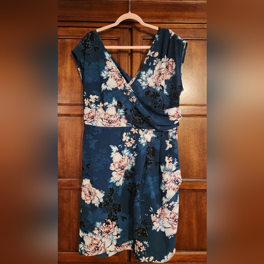 City Chic Jade Blossom Dress